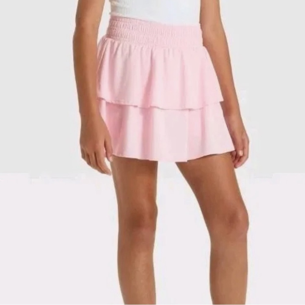 Light Pink ruffle skort - all in Motion brand